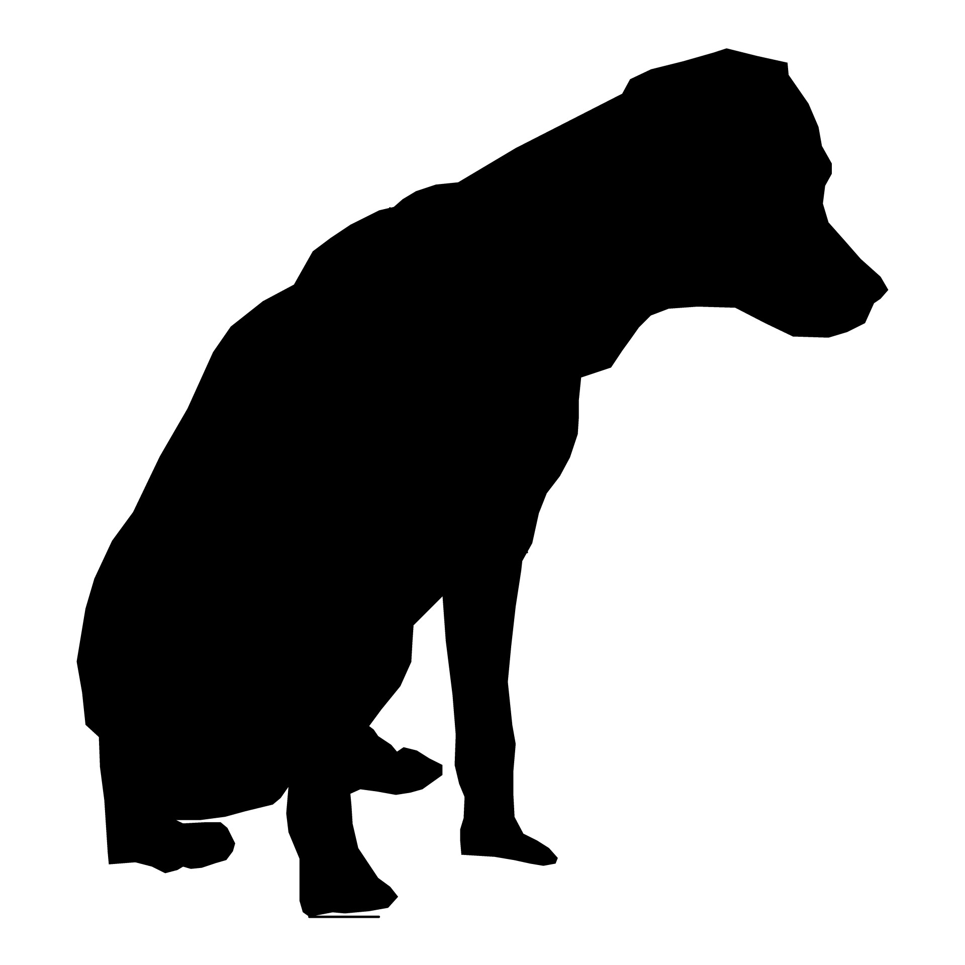 dog drawing vector free photo