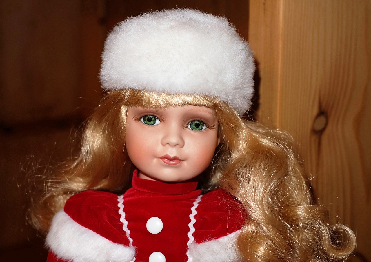 doll doll face blond free photo