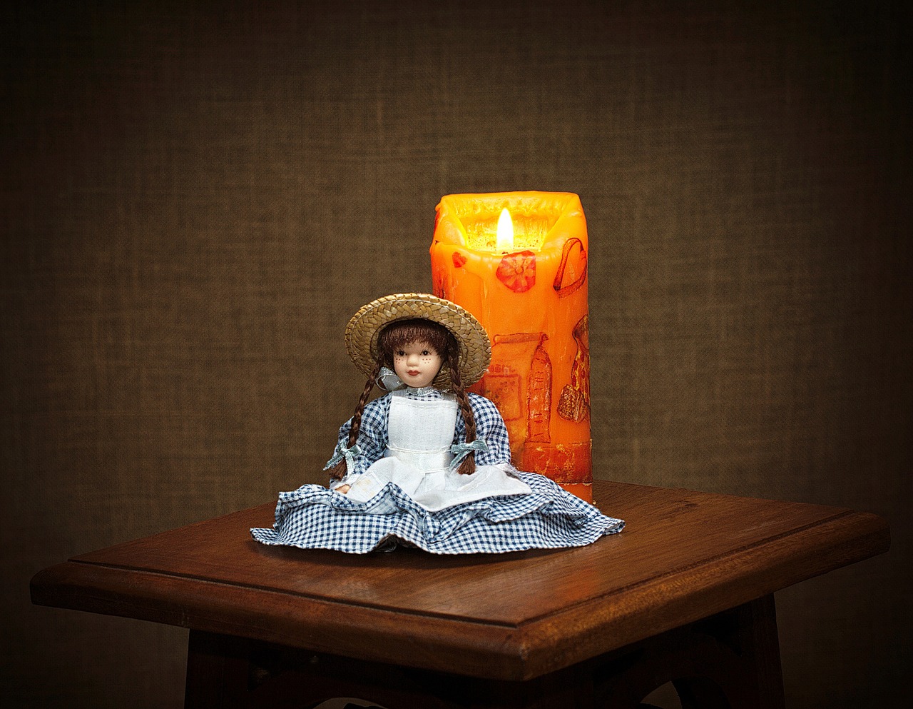 doll candle memories free photo