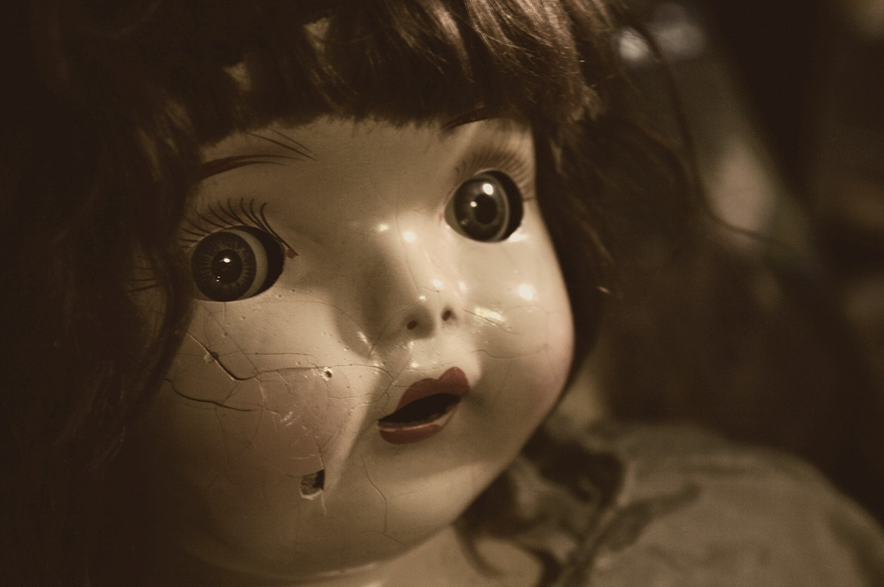 doll creepy sepia free photo