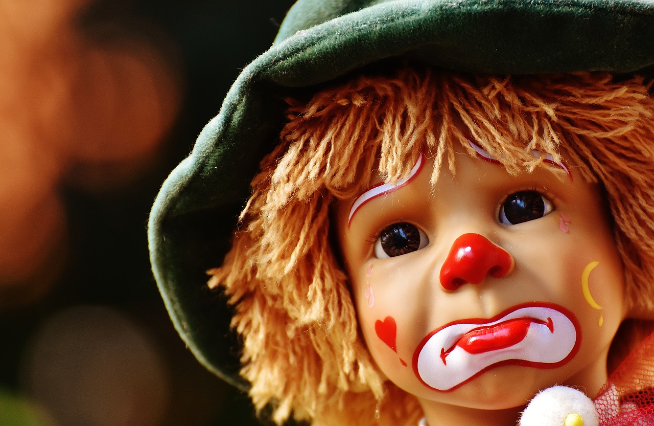 doll clown sad free photo