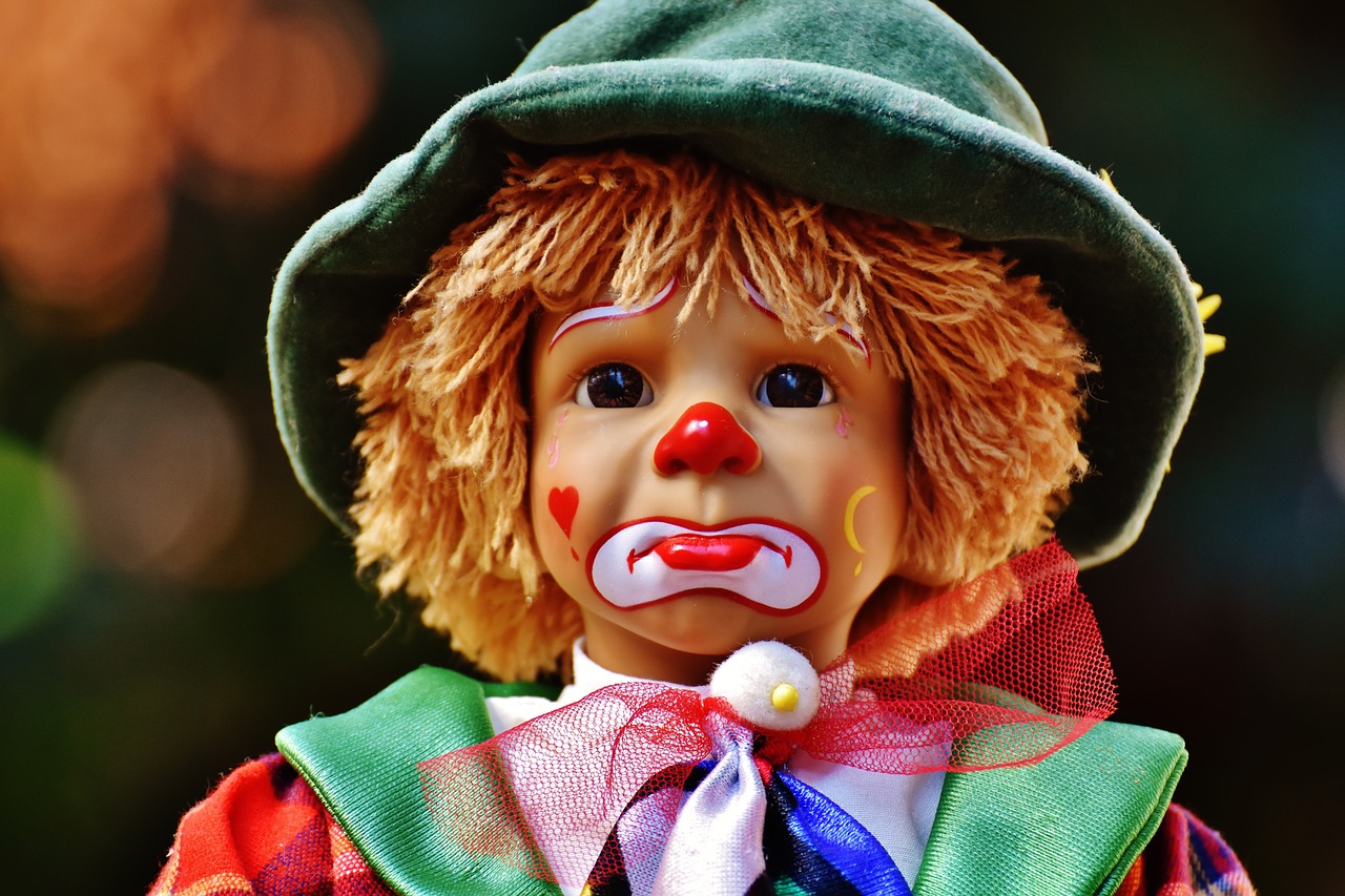 doll clown sad free photo