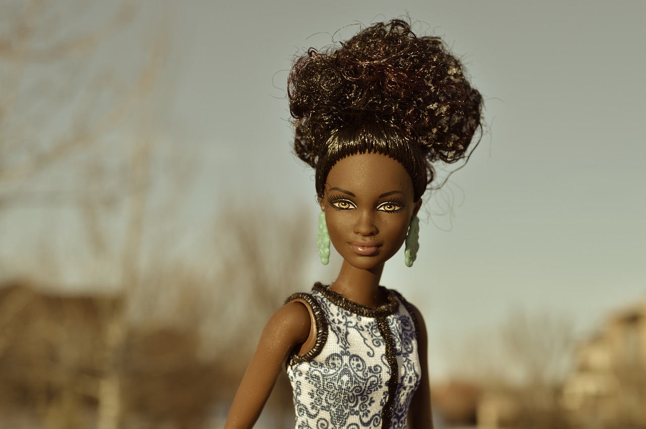 doll black african-american free photo