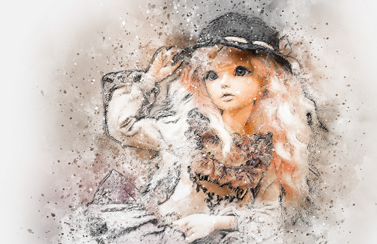 doll art abstract free photo