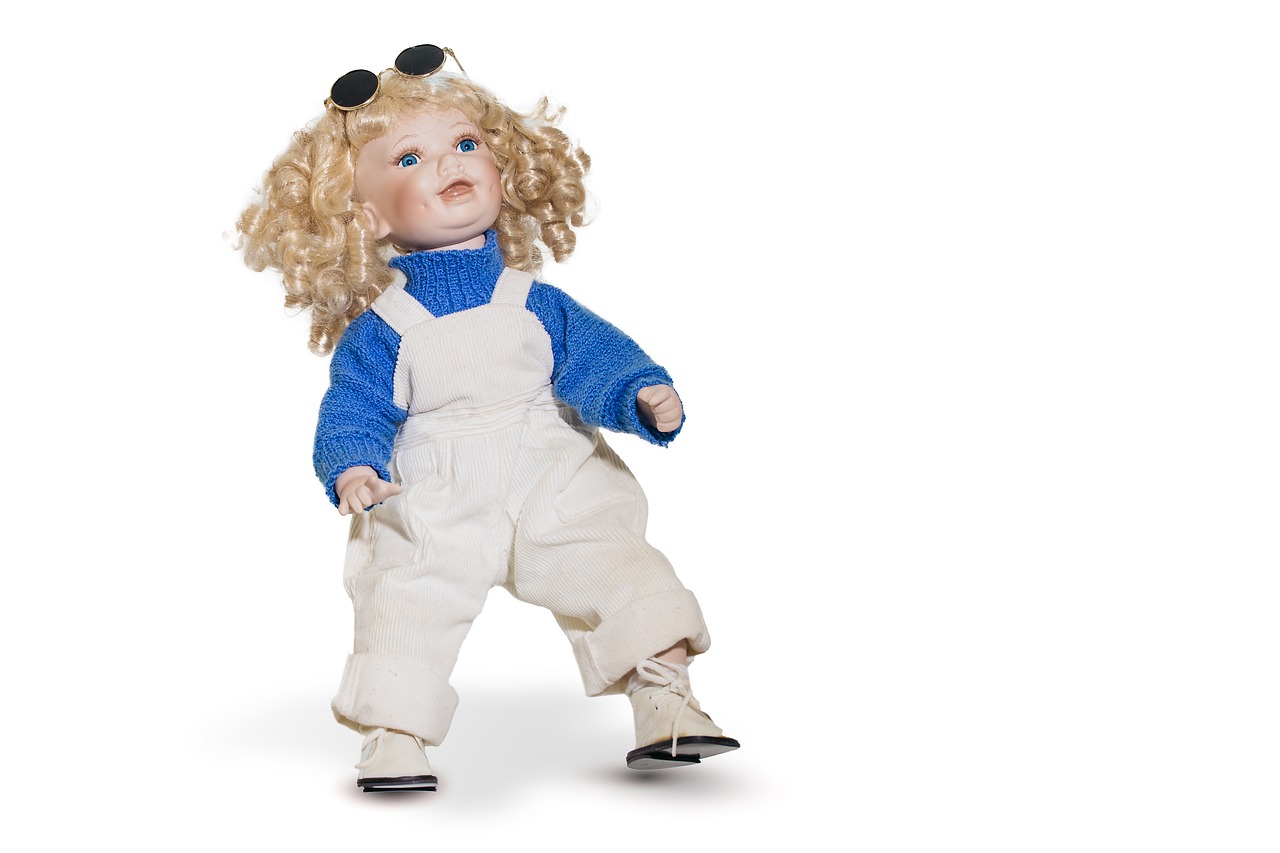 doll doll with curls artist doll free photo
