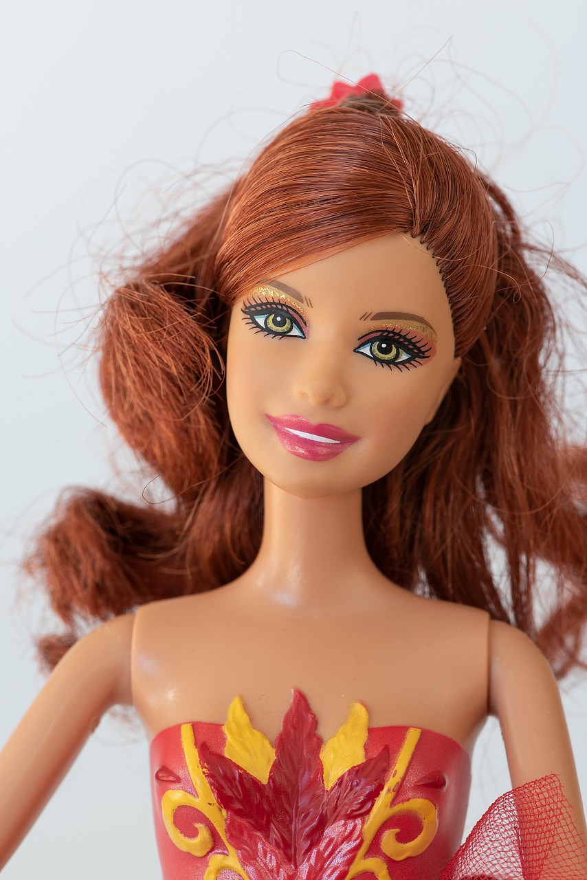 doll  barbie  red head free photo