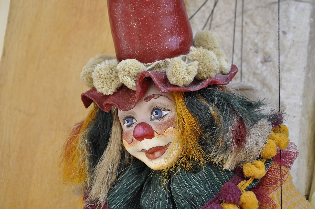 doll clown colorful free photo