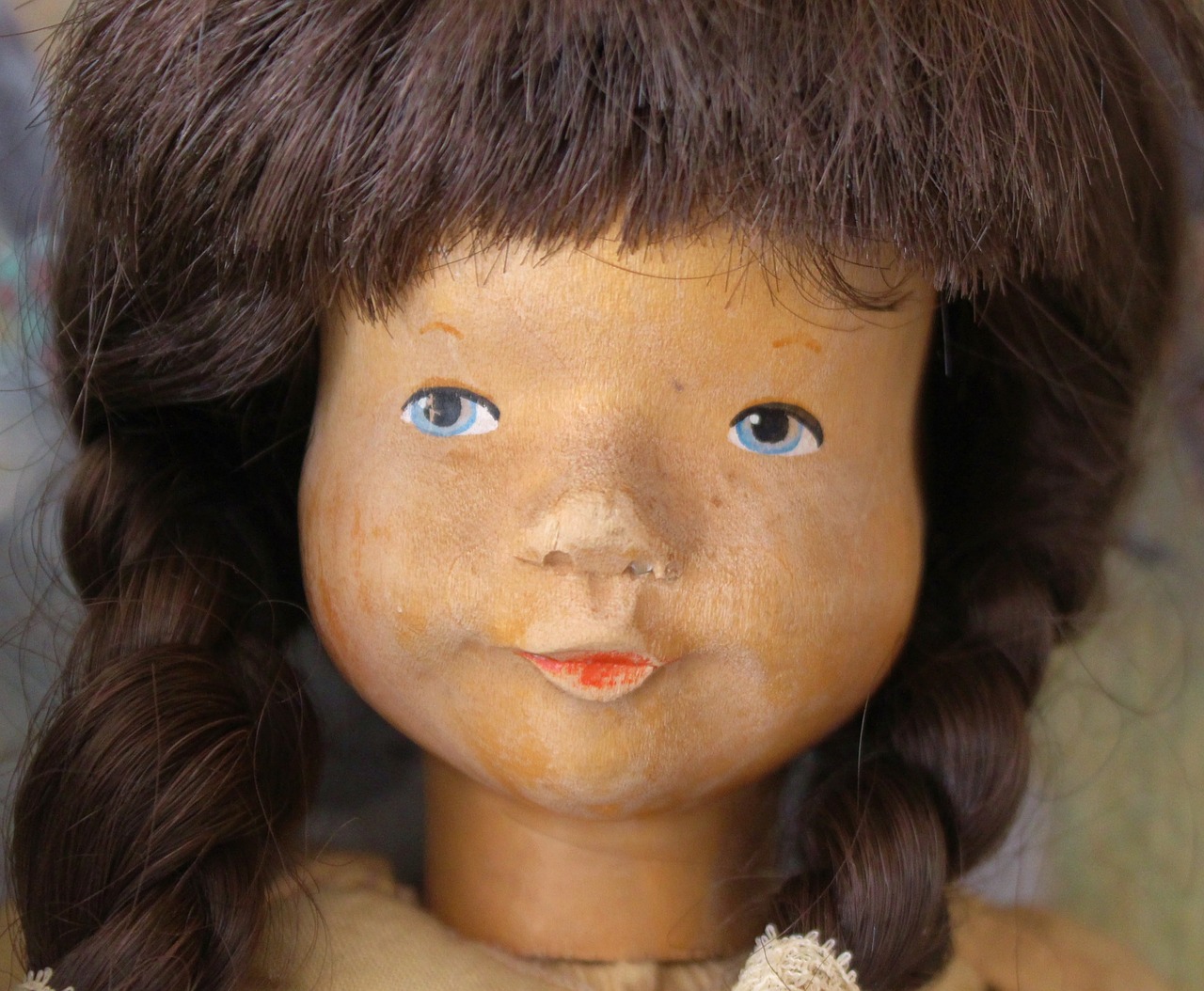 doll face old free photo