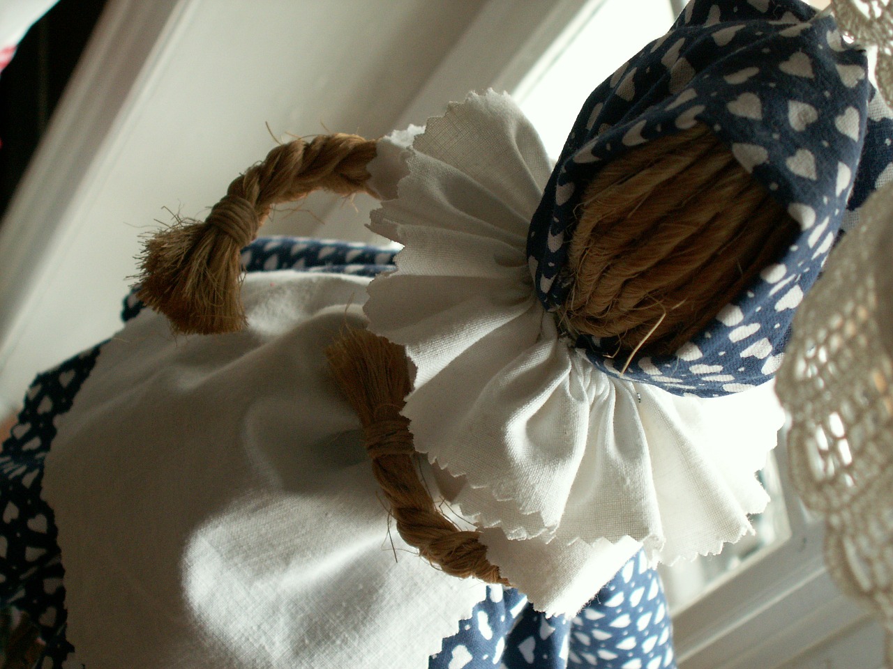 doll blue white free photo