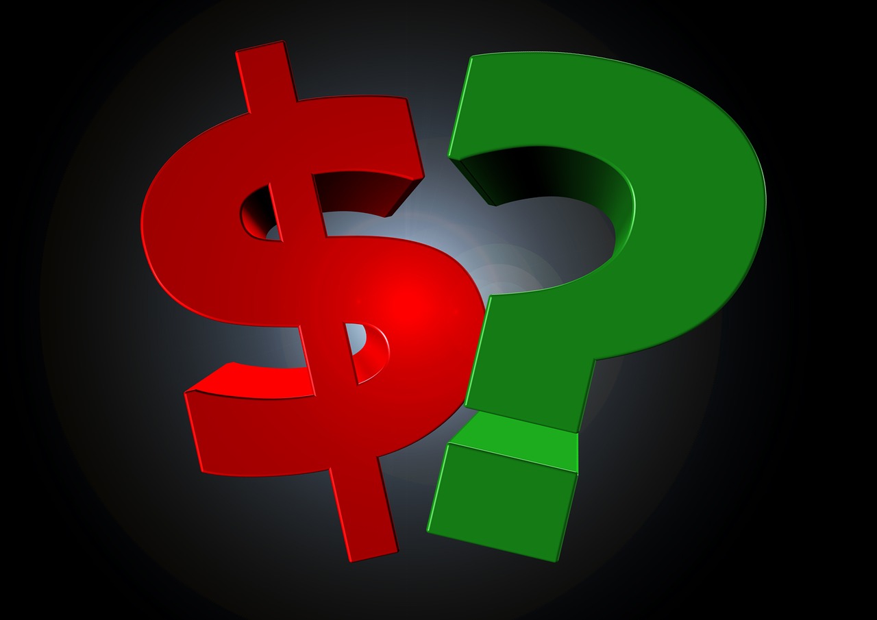 dollar question mark economy free photo