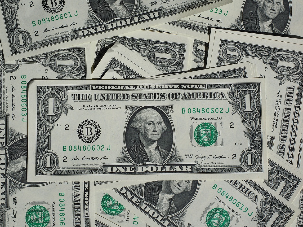 dollar seem bank note free photo