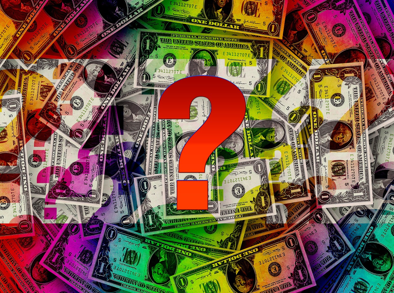 dollar currency question mark free photo