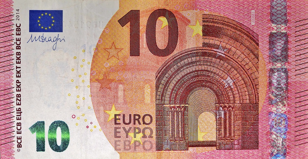 dollar bill  10 euro  currency free photo