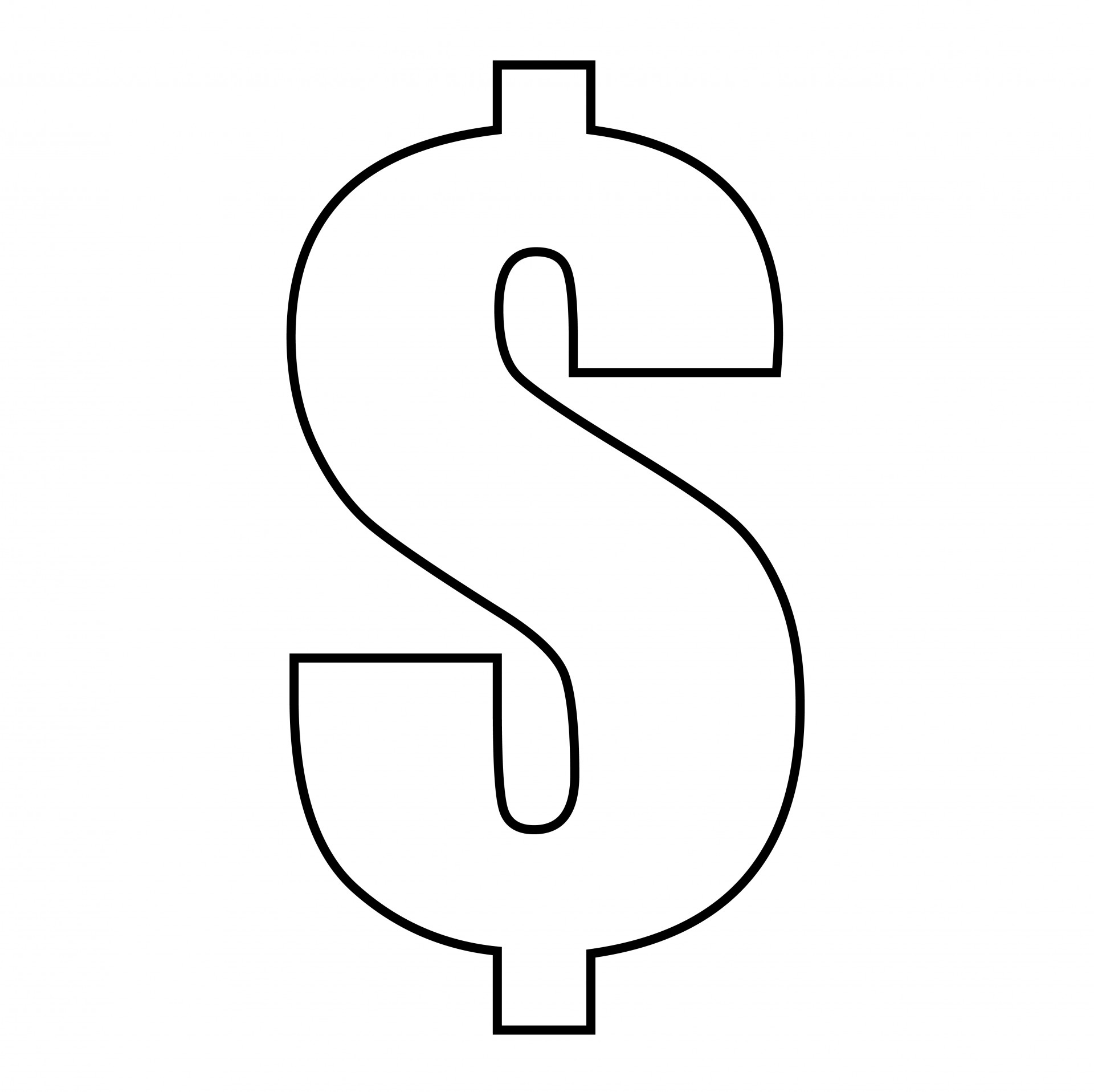 money sign s number