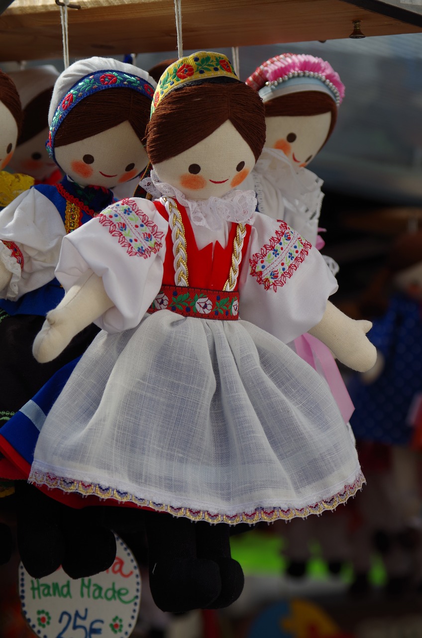 dolls costume sewn free photo