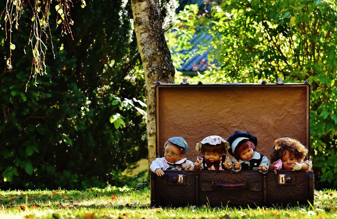 dolls cute children free photo
