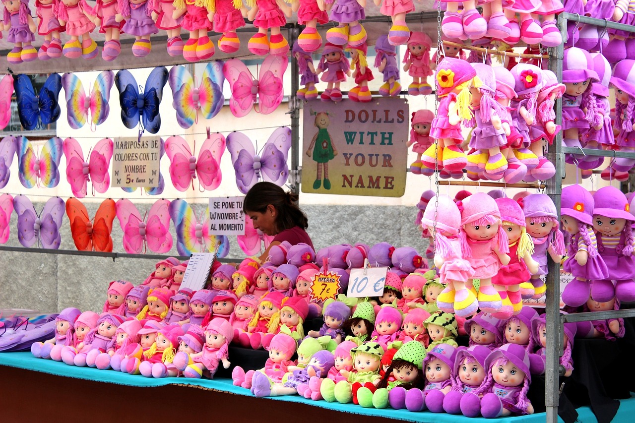 dolls farmers local market market stall free photo