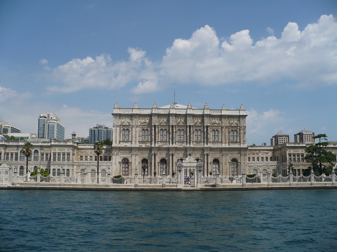 dolmabahçe palace turkey bosphorus free photo