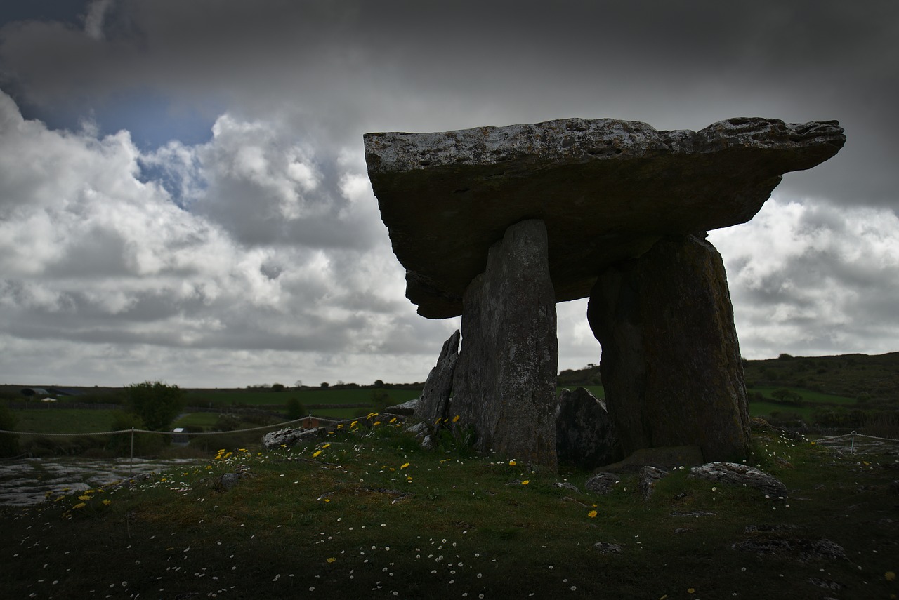 dolmen  ireland  burren free photo