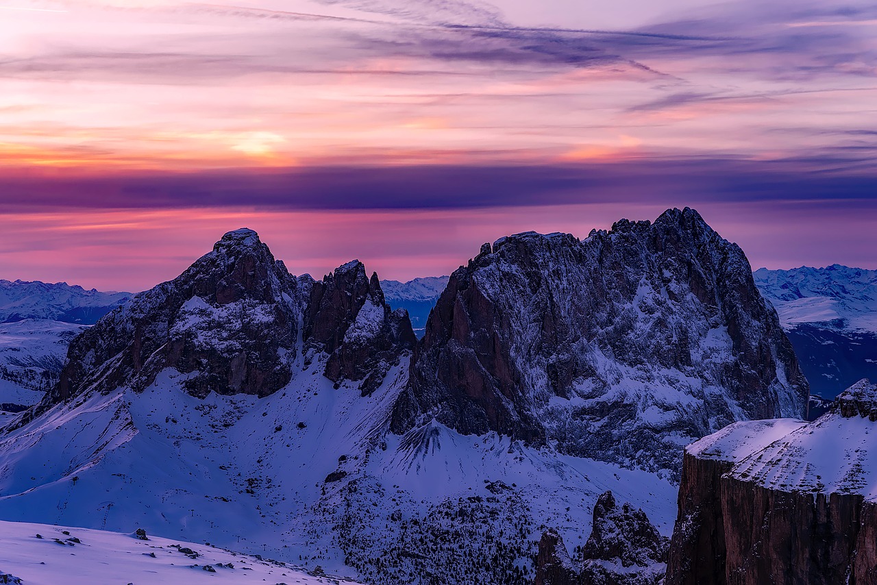 dolomites italy landscape free photo