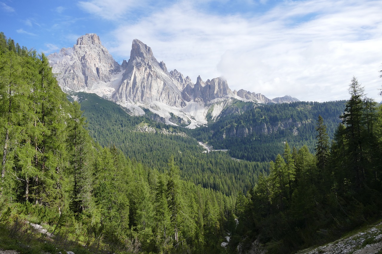 dolomites italian alps mountain free photo