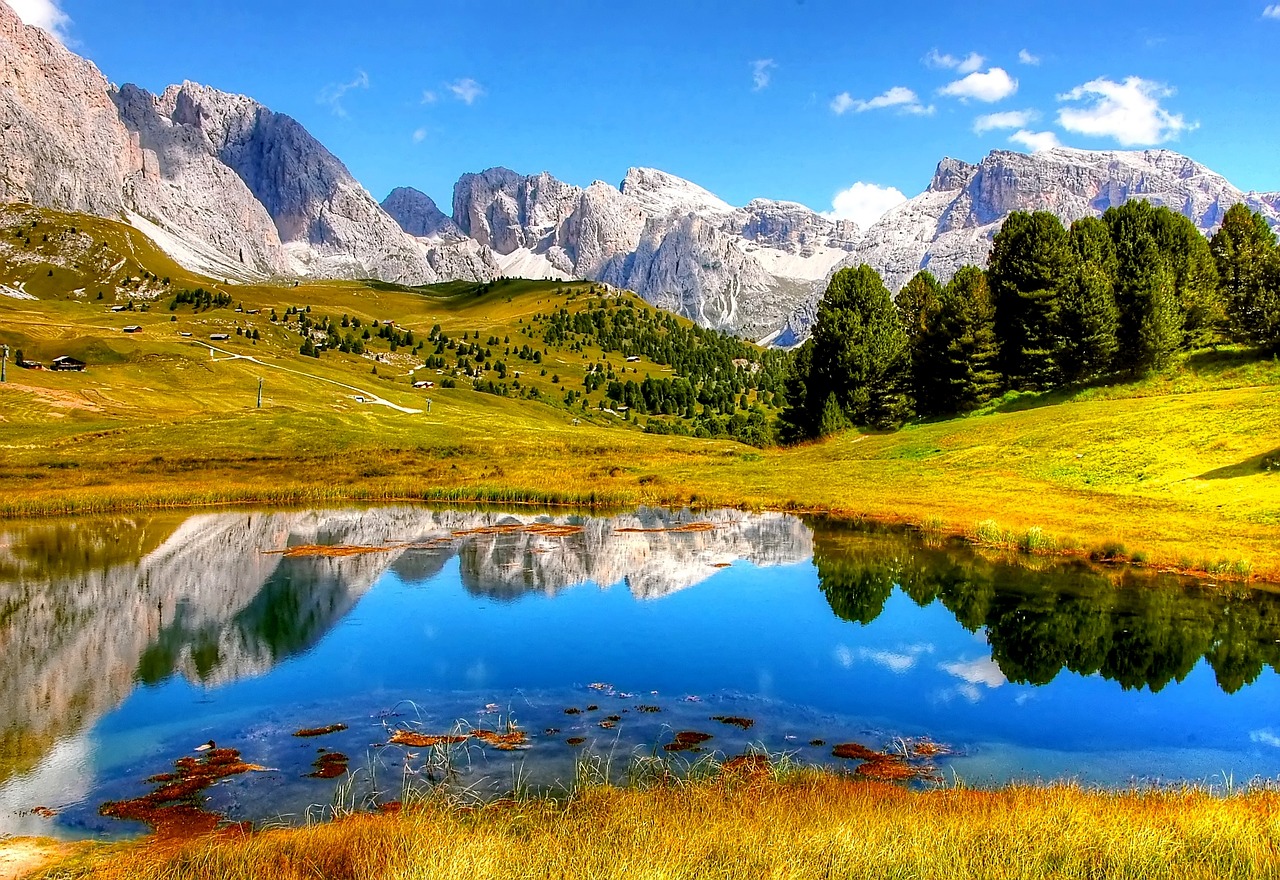 dolomites mountains italy free photo