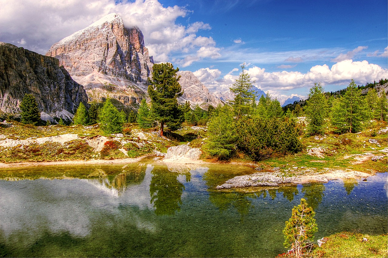 dolomites mountains alpine free photo