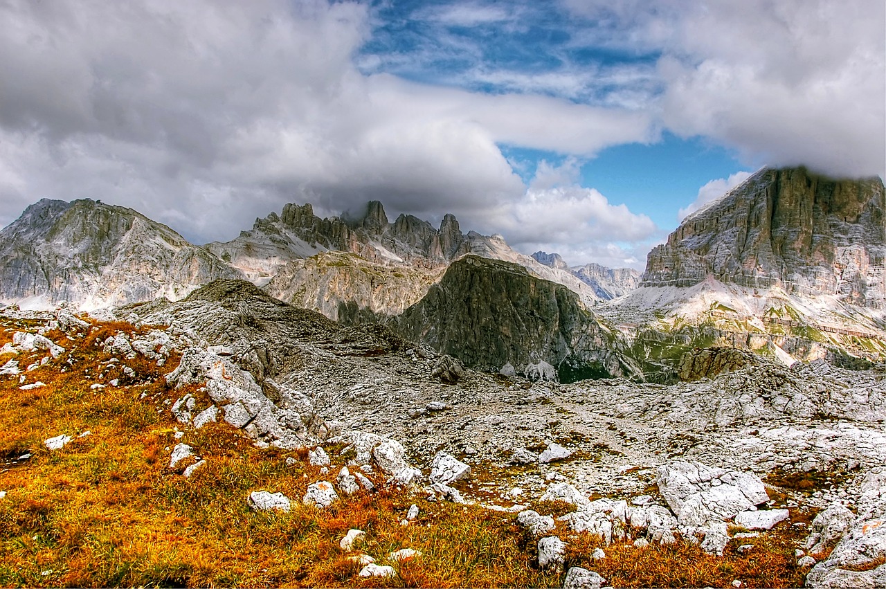 dolomites mountains italy free photo