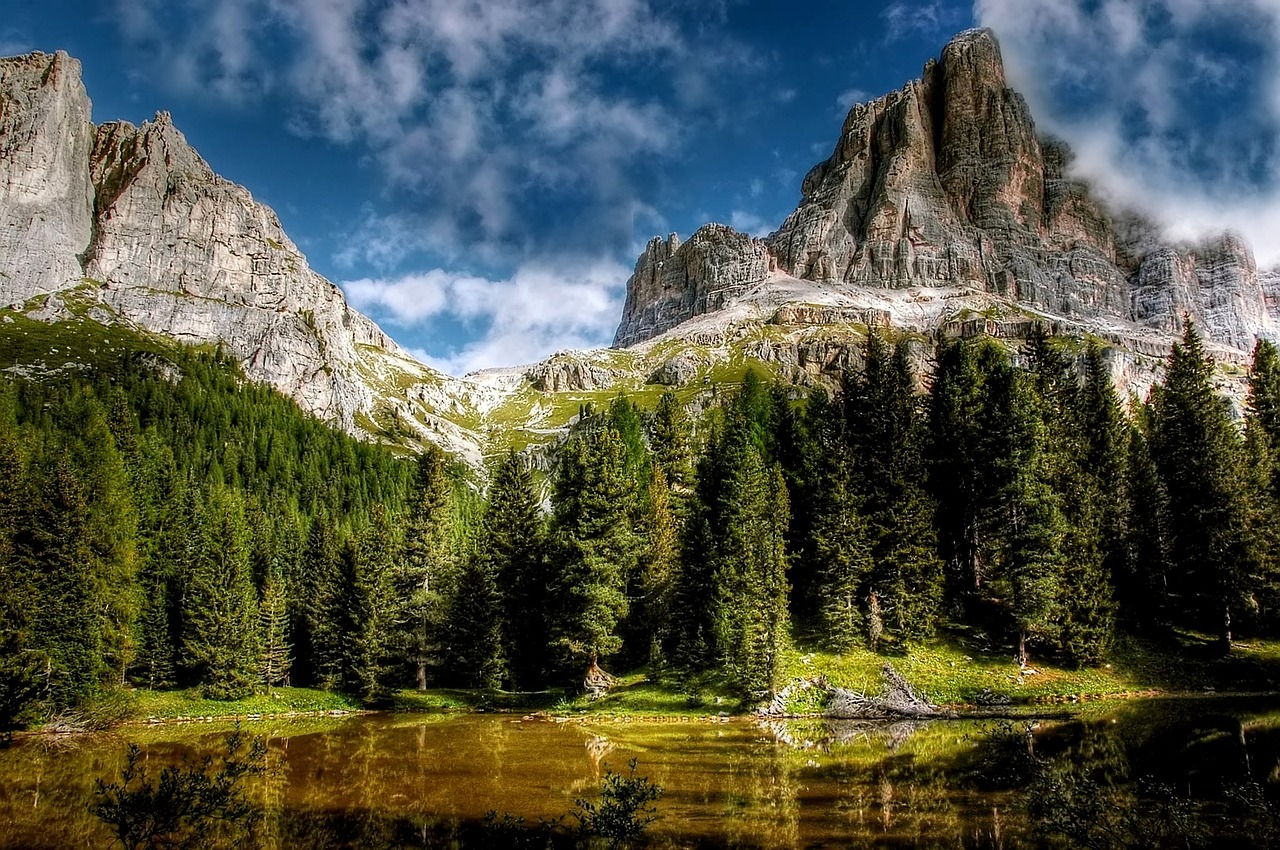 dolomites mountains belluno free photo