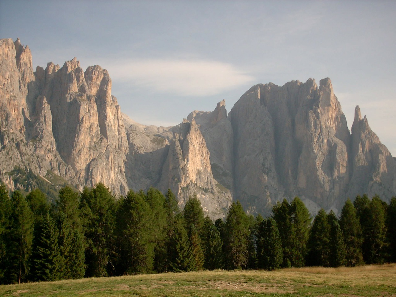 dolomites summer mountains free photo