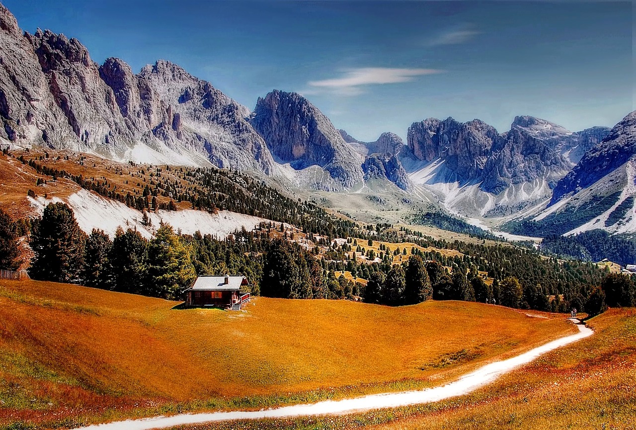 dolomites mountains italy free photo