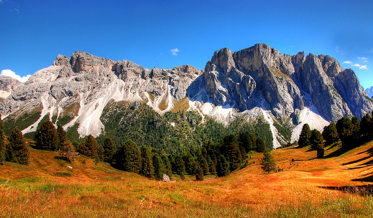 dolomites mountains italy free photo