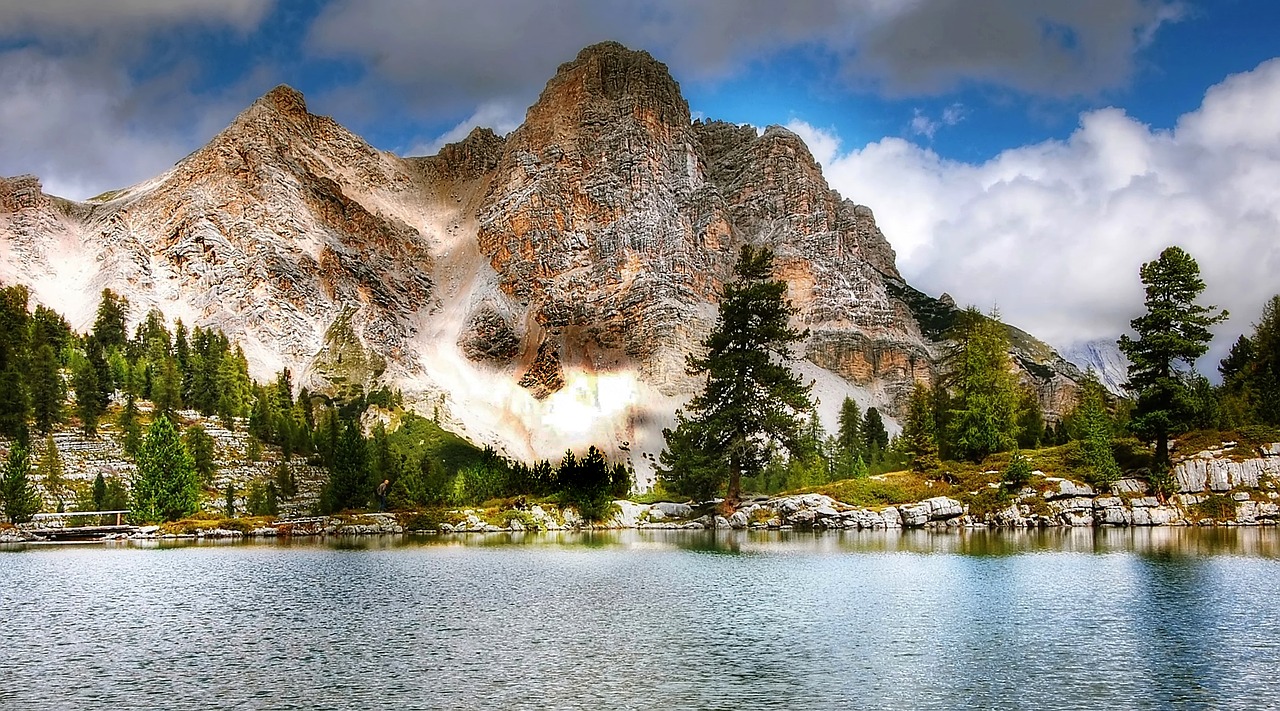 dolomites mountains italy free photo