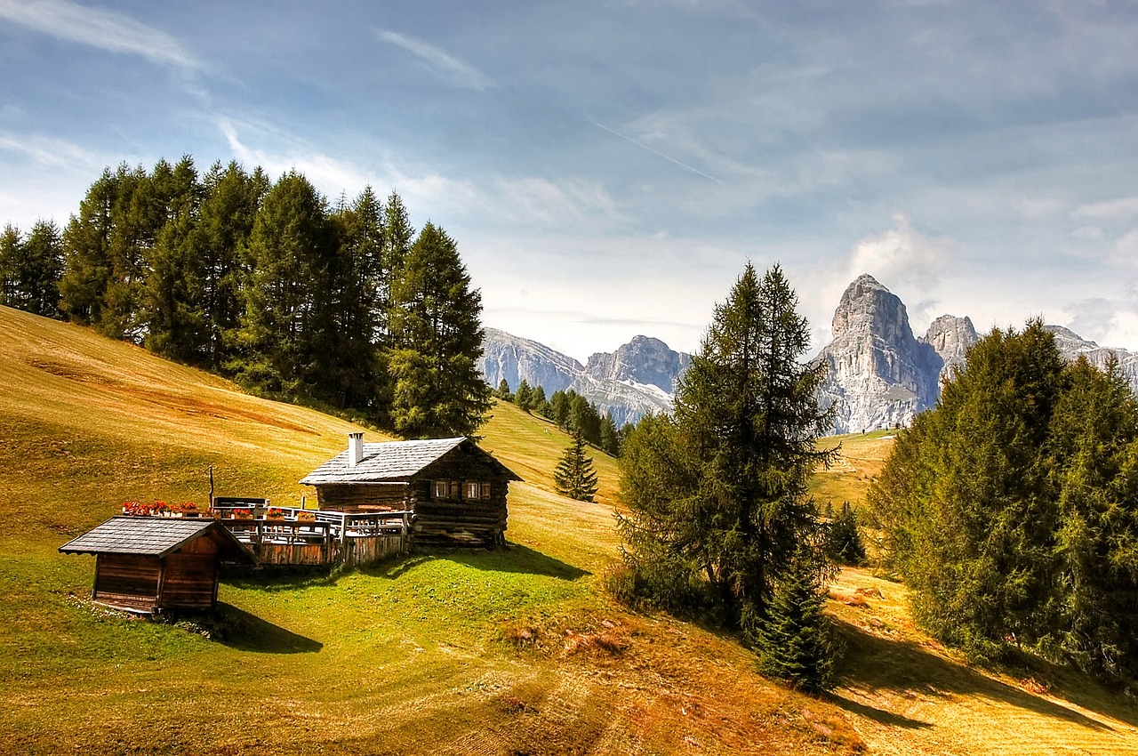 dolomites mountains italy free photo