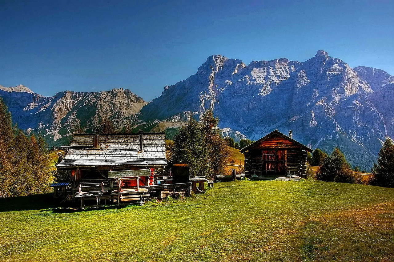 dolomites mountains italy free photo