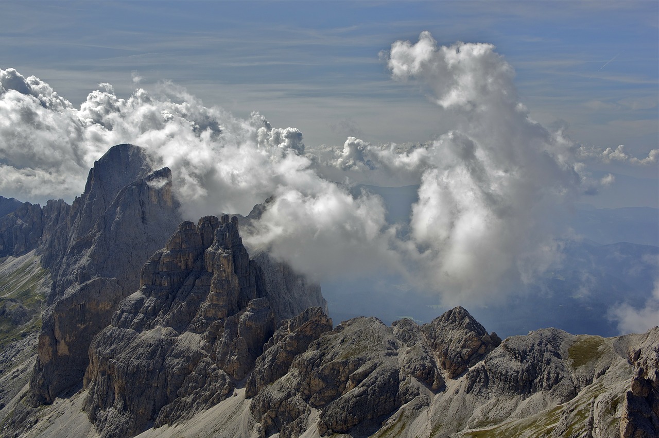 dolomites alpine panorama mountain free photo