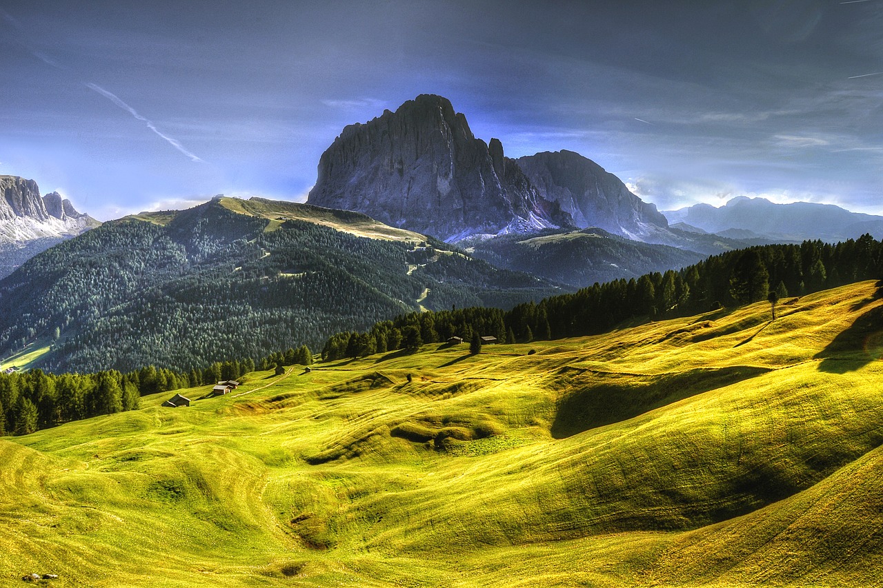 dolomites kofel mountains free photo