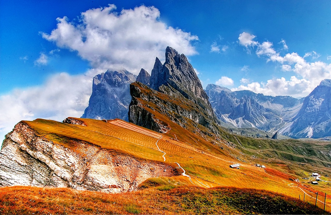 dolomites mountains italy free photo