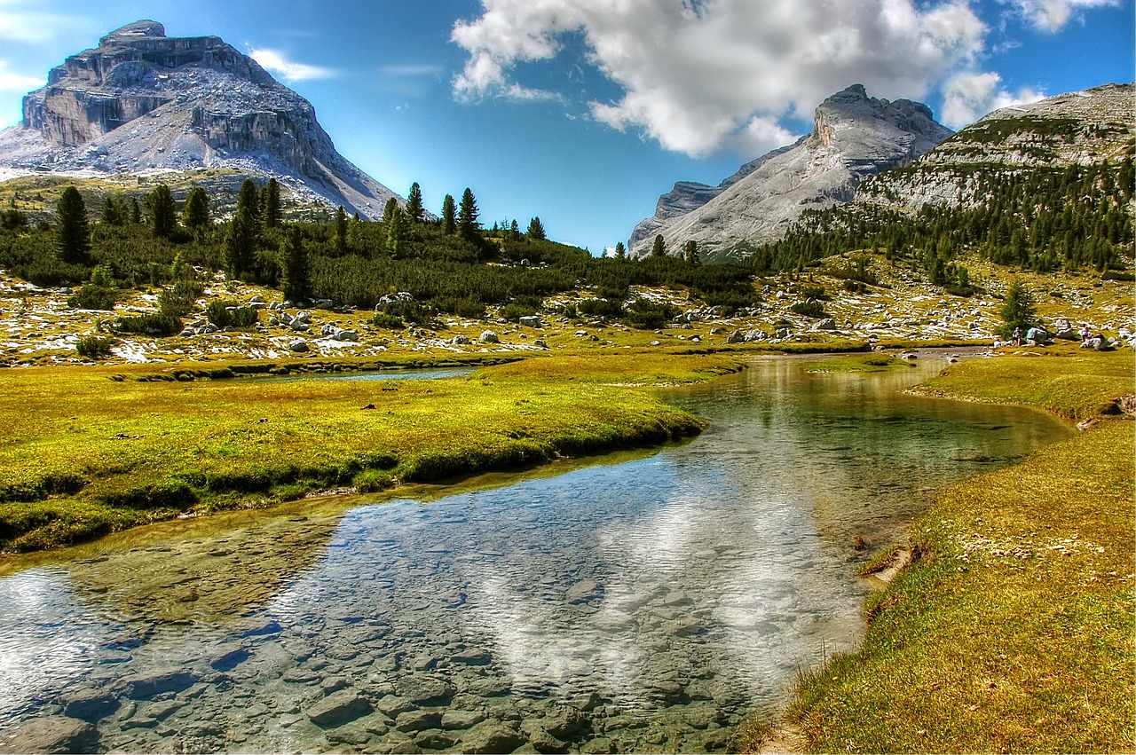 dolomites fanes landscape free photo