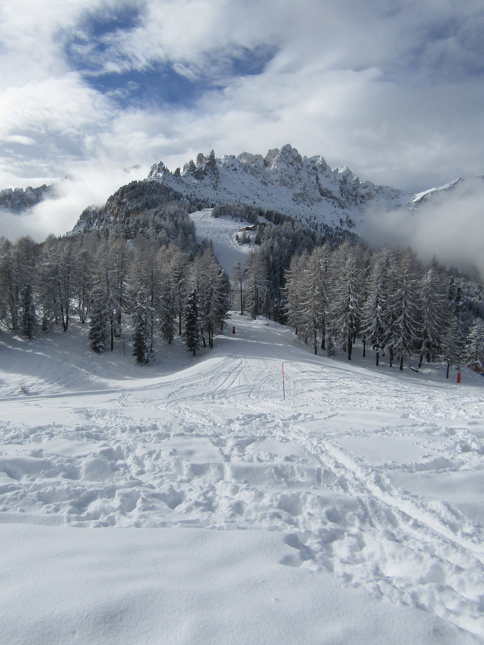 dolomites mountains mountain landscape free photo