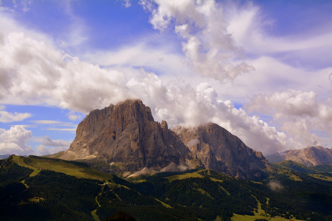 dolomites mountains italy free photo