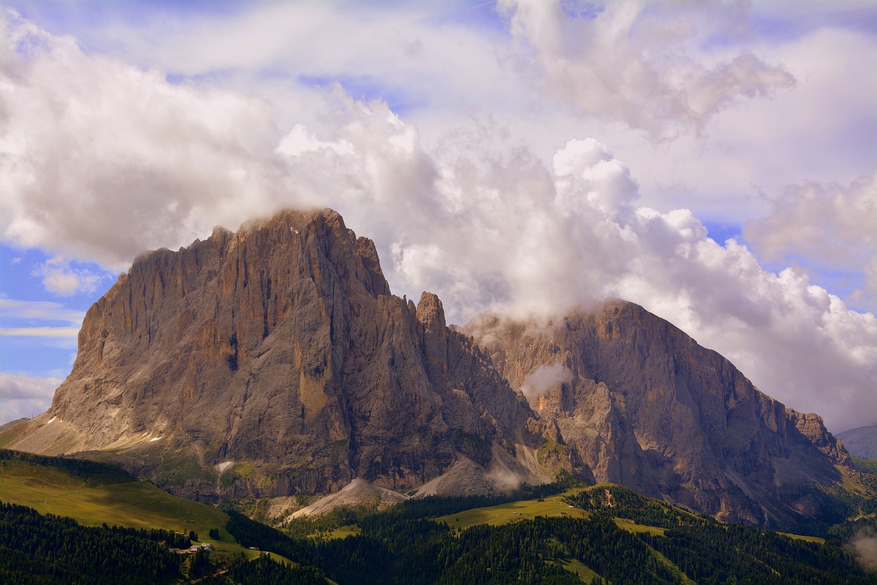 dolomites mountains italy free photo