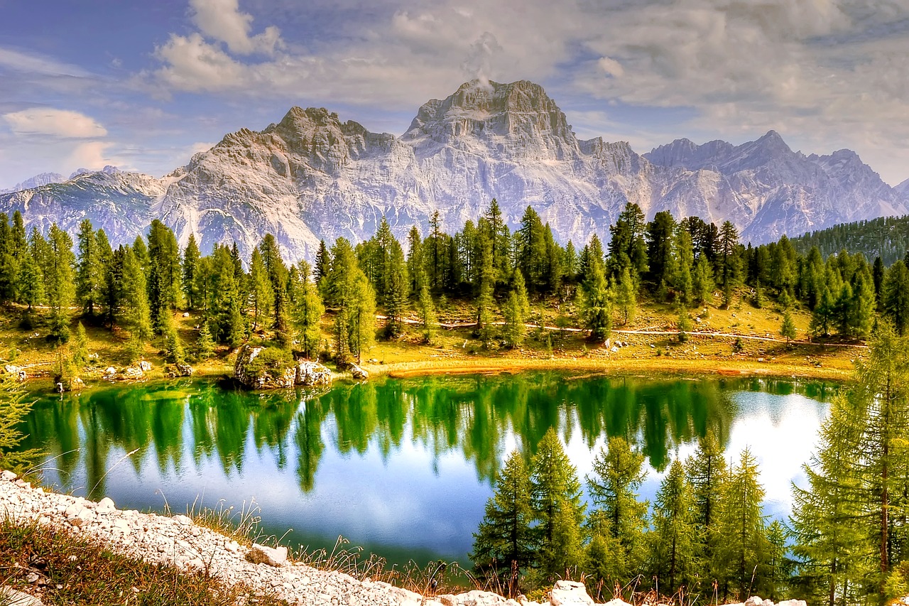 dolomites mountains italy free photo