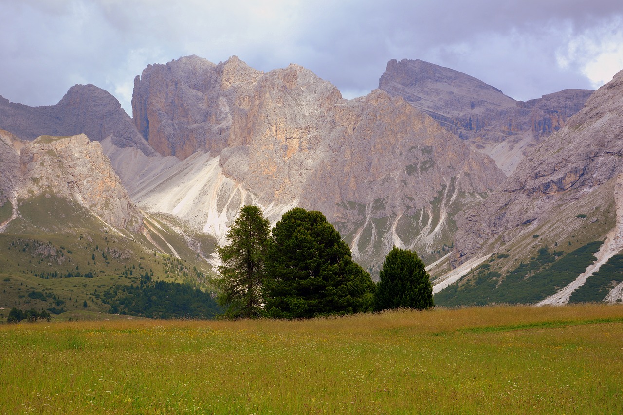 dolomites italy mountains free photo