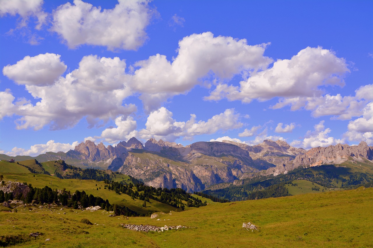 dolomites clouds prato free photo