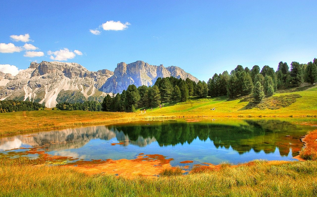 dolomites val gardena nature free photo