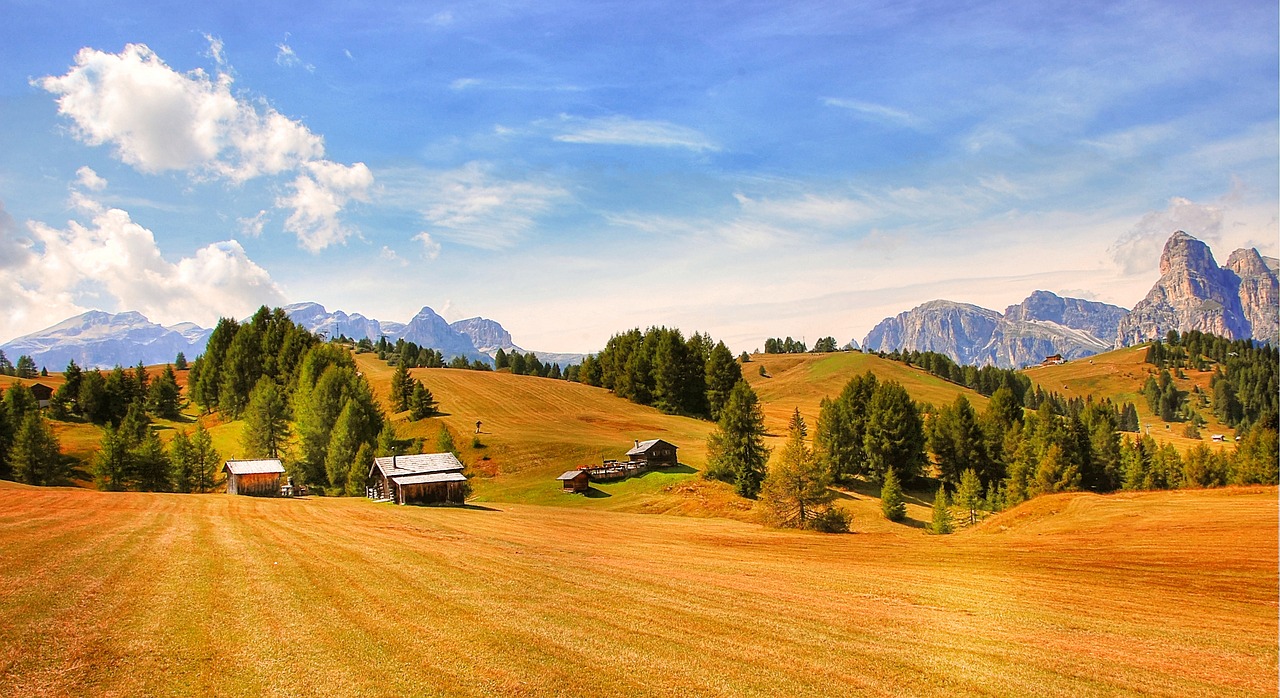 dolomites mountains italy free photo