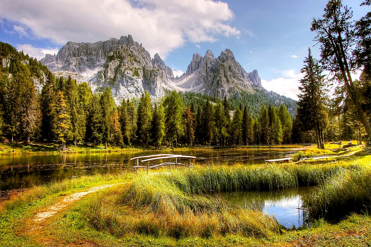 dolomites mountains italy free photo