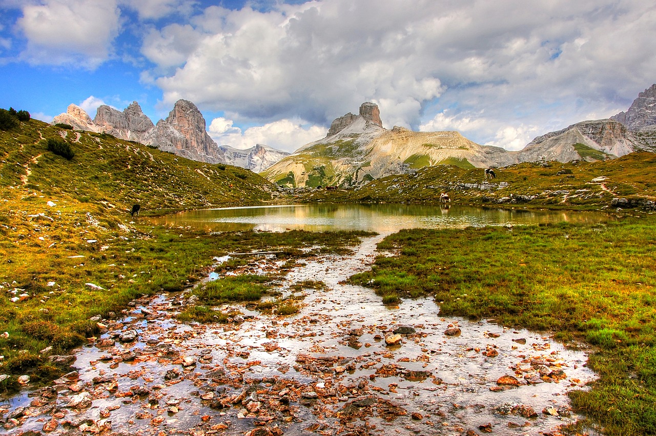 dolomites mountains italy free photo