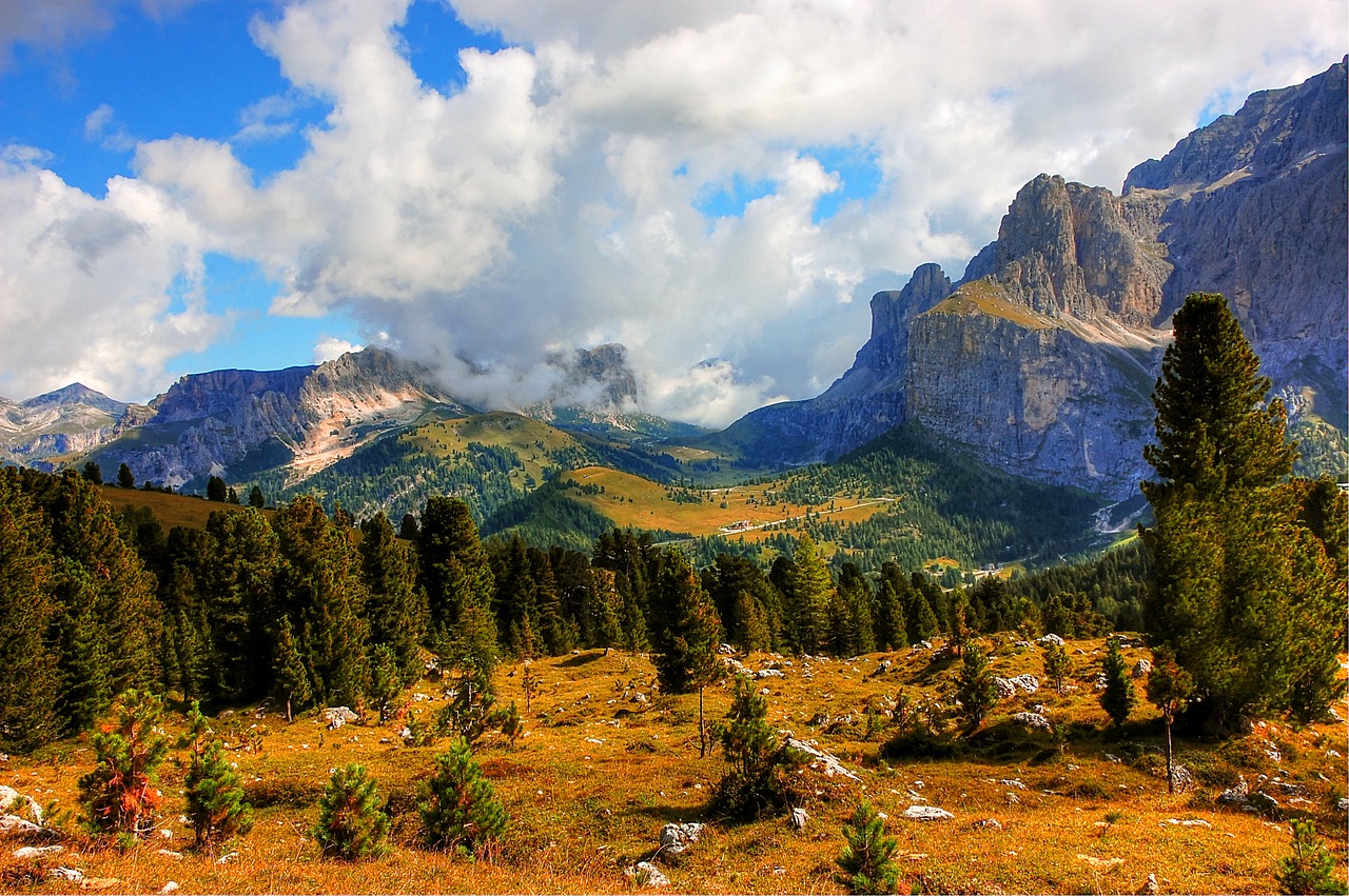 dolomites mountains italy free photo